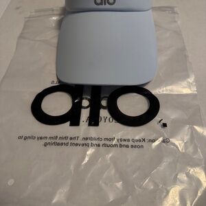 ALO extended bill visor with sweatband White